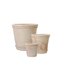FIONA Pot S/3 Terracotta - Terracotta - 43x41 31x29 22x21cm