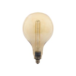 LED LAMPA Droppe E27 4W Slät, Guld - 4W Slät, Guld - 18x30cm