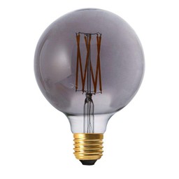 LED Lampa E27 4W Rök, Dimmable - Rök - 12,5x17,2cm