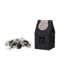 HUS LAKRITSKOLA Svart - Svart - 7x7x13cm