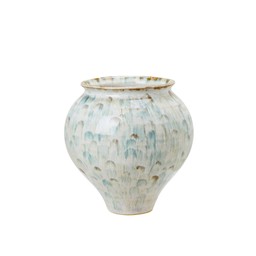 CARMEN Urna Vit/Blåmelerad - Vit/Blåmelerad - 30x29cm