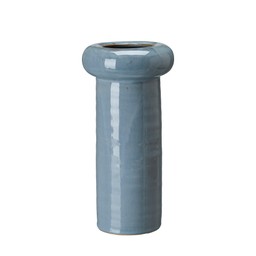 LAURA Vase Dusty Blue - Dusty Blue - 14x28cm