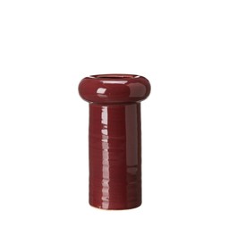 LAURA Vase Burgundy - Burgundy - 12x22cm