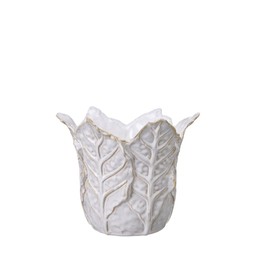 MARIA Kruka Vit - Vit - 24x19cm