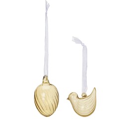 HEN & EGG Deco Yellow - Yellow - 4x7 5x3x4cm