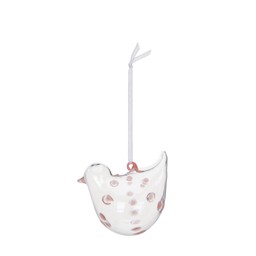DOTTIE Höna Hänge Rosa - Rosa - 4x7x6cm