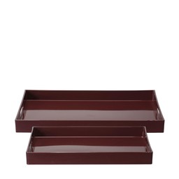 MAI Bricka 2/S Vinröd - Burgundy - 45x30x4 40x26x4cm