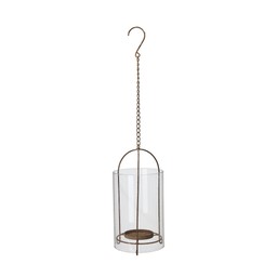 LUNA Hanging lantern Rust - Rust - 15x15x30 +33cm