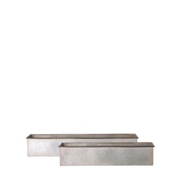 RAGNA Plantering 2/S Zink - Zink - 60x14x10 45x12x9cm