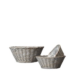 MINNA Korg 3/S Grå - Grå - 30x14 25x11 22x9cm