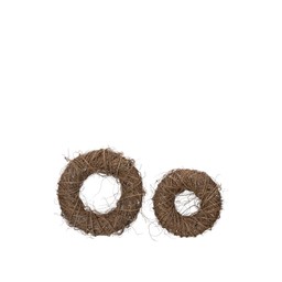 BERTA Wreath S/2 Natural - Natural - 50x10 40x9cm