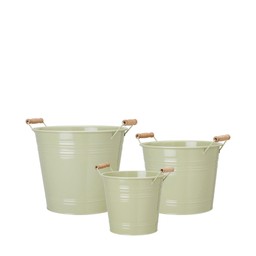 ARIELLA Kruka 3/S Grön - Grön - 30x26+3cm, 26x21+3cm