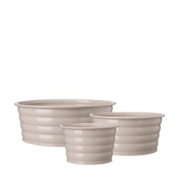ALICE Plantering 3/S Offwhite - Offwhite - 30x11 22x11 18x11cm