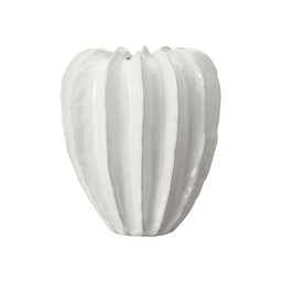 LILLIAN Vas Offwhite - Offwhite - 21x23cm