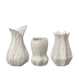 LESLIE Minivas 3/S Offwhite - Offwhite - 9x15 7x10 9x12 cm