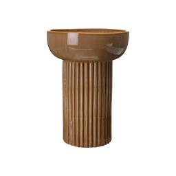 ULLA Pot High Brown Melange - Brown Melange - 19x27cm