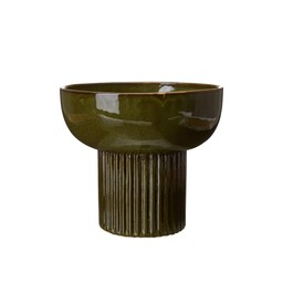 ULLA Pot Green Melange - Green Melange - 23x20cm