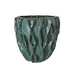 MAUD Kruka Blåmelerad - Blåmelerad - 23x24cm