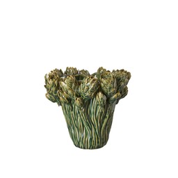 MARLENE Pot Green Melange - Green Melange - 20x18cm