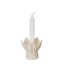 INGELA Ljusstake Offwhite - Offwhite - 9x9cm