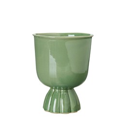 MARTINA Pot Green Melange - Green Melange - 16x23cm