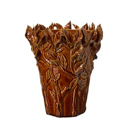 EVA High Pot Chestnut Brown - Chestnut Brown - 23x27cm