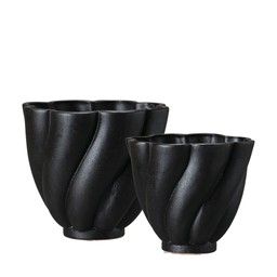 LISA Kruka 2/S Svart - Svart - 18x15 15x13cm