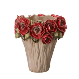 MARIE Kruka Röd/Grön/Beige - Röd/Grön/Beige - 28x29cm