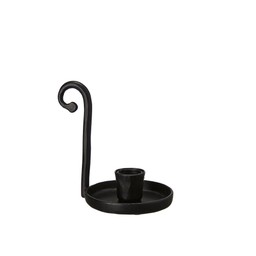 SIMRAN Candleholder Black - Black - 14x10 cm