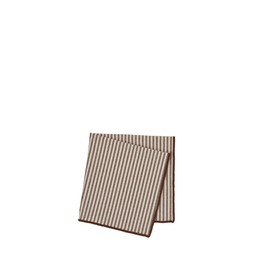 SERVETT Randig Brun/Vit - Brun/Vit - 40x40cm
