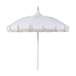 SANTIAGO Parasol White - White - 207x240cm