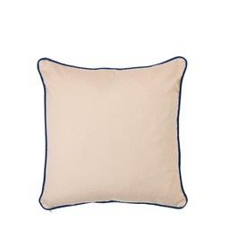 NANCY Cushion cover Beige/Blue - Beige/Blue - 40x40cm