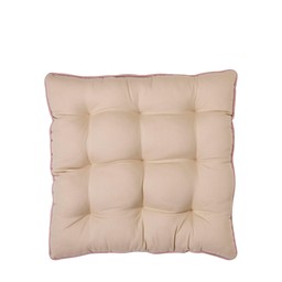 NANCY Seat cushion Beige/Pink - Beige/Pink - 40x40cm
