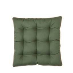 NANCY Seat cushion Green/Beige - Green/Beige - 40x40cm