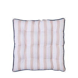 MATEA Seat cushion Beige/Blue - Beige/Blue - 40x40cm