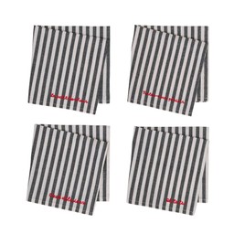 NOELLE Napkin Black/White - Black/White - 40x40cm