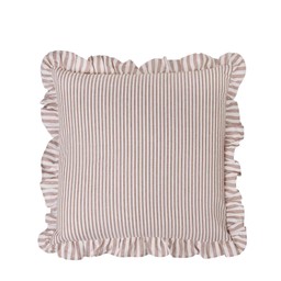 NOELLE Cushion cover Beige/White - Beige/White - 45x45cm