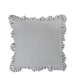 NOELLE Cushion cover Green/White - Green/White - 45x45cm