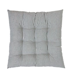 NOELLE Seat cushion Green/White - Green/White - 40x40x5cm