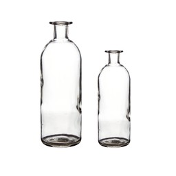 MAJDA Vase High S/2 Clear - Clear - 7x21 5x16cm