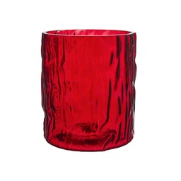 VALDIR Lantern/Pot Red - Red - 15x17cm