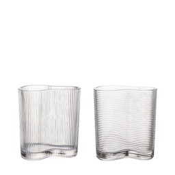 ELARA Vase Mix Clear - Clear - 15x10x17cm