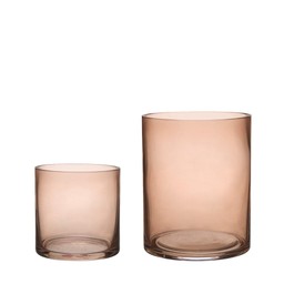 CYLINDERVAS 2/S Rosa - Rosa - 13x15 10x10cm
