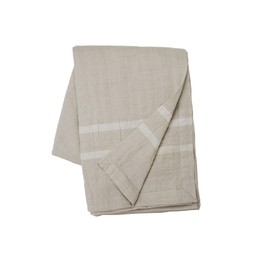 TAKI Duk Linne/Offwhite - Linne/Offwhite - 130x170cm
