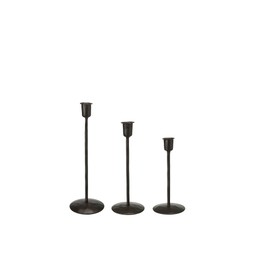 JOYTIS Candle holder Black - Black - 20x10 25x10x 30x10cm