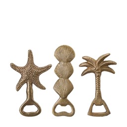 AYRA Flasköppnare MIx Guld antik - Antik Guld - 13x4 12x7 11x6cm