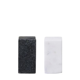 MIRELLE Salt&Peppar Vit, Svart - Vit/Svart - 4x8cm