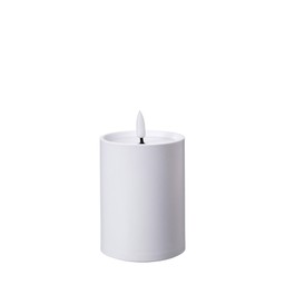 LED Candle Outdoors White - White - 8x11cm