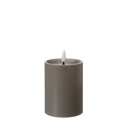 LED Candle Outdoors Brown - Brown - 8x11cm