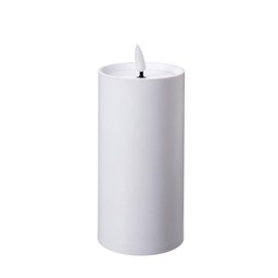 LED Candle Outdoors White - White - 8x15cm